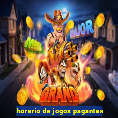 horario de jogos pagantes